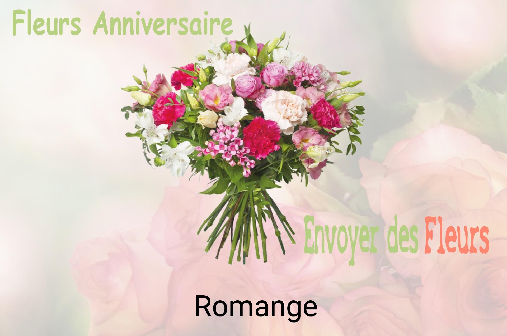 Bouquet de fleurs d’anniversaire livré à Romange